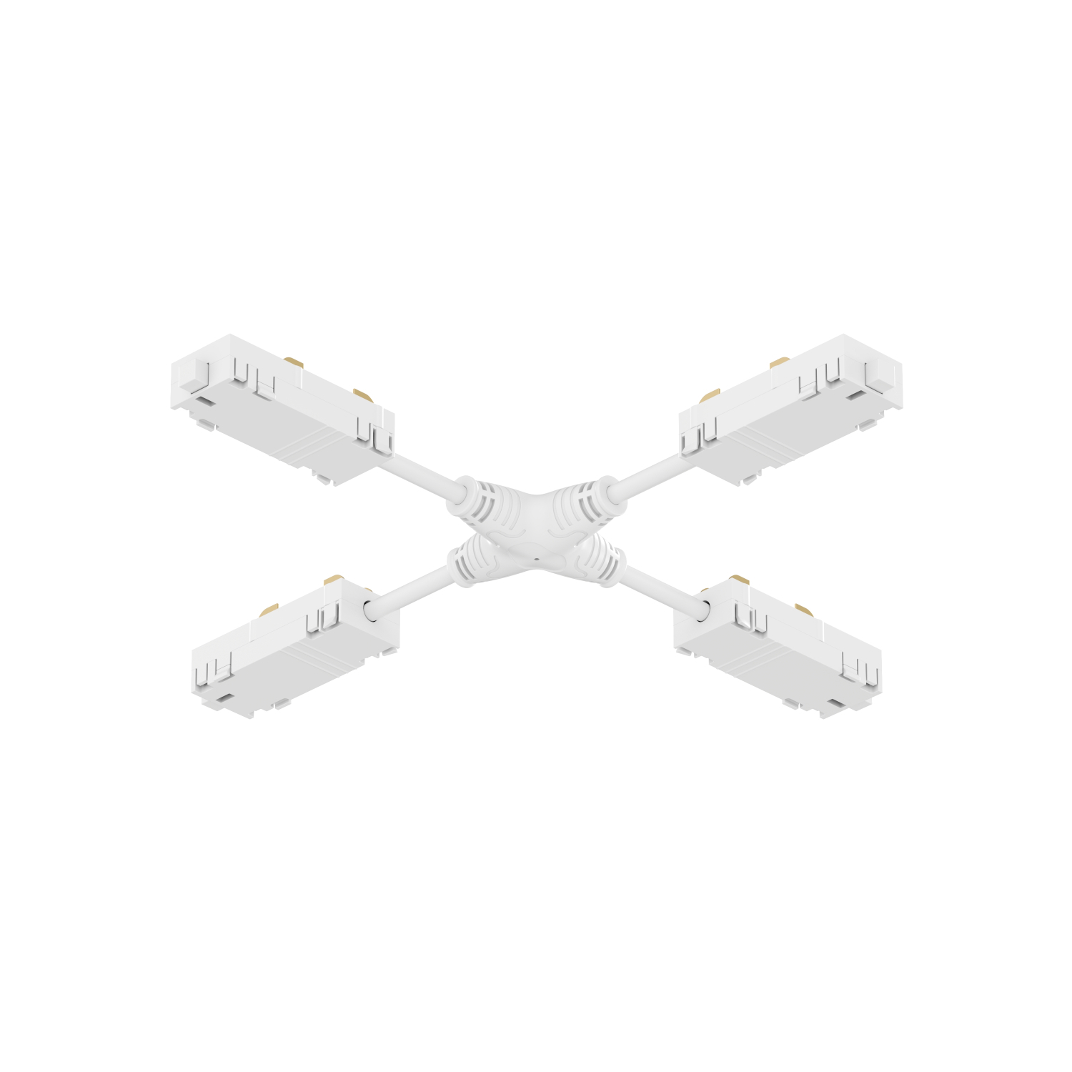 Гибкий Х-коннектор трека SMART Denkirs TR2116-WH