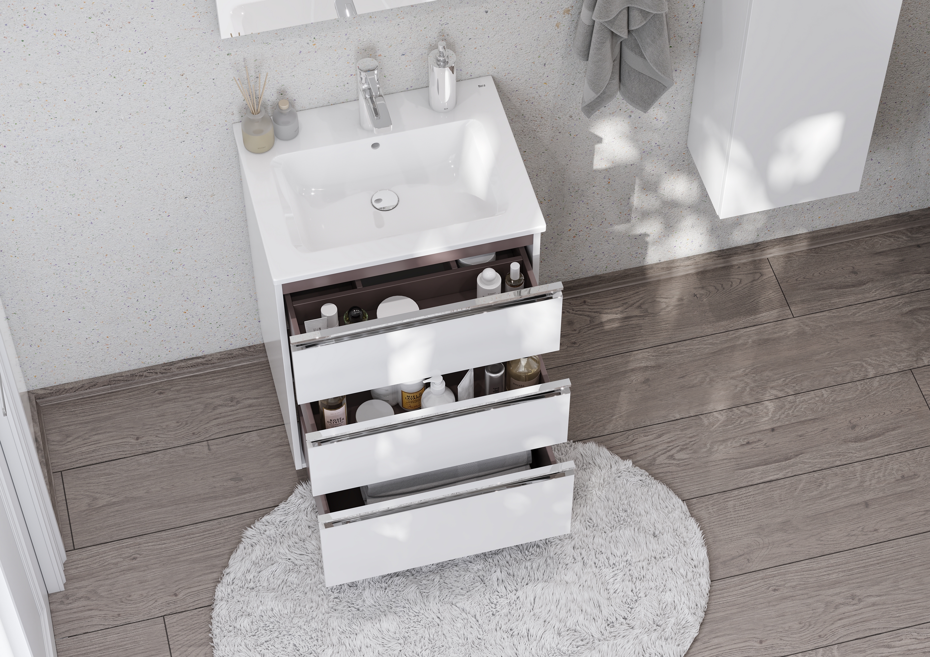 Раковина Roca The Gap 60 см, 3279A8000 белая