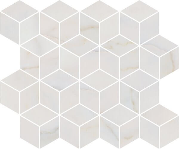 Керамическая плитка Kerama Marazzi Декор Греппи белый мозаичный 37,5х45