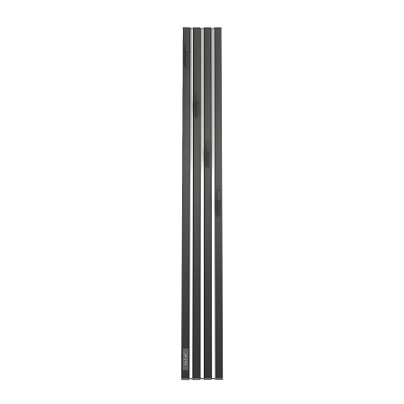 Полотенцесушитель электрический Point Пиано PN19722BC 150x1200 диммер слева, черный/хром