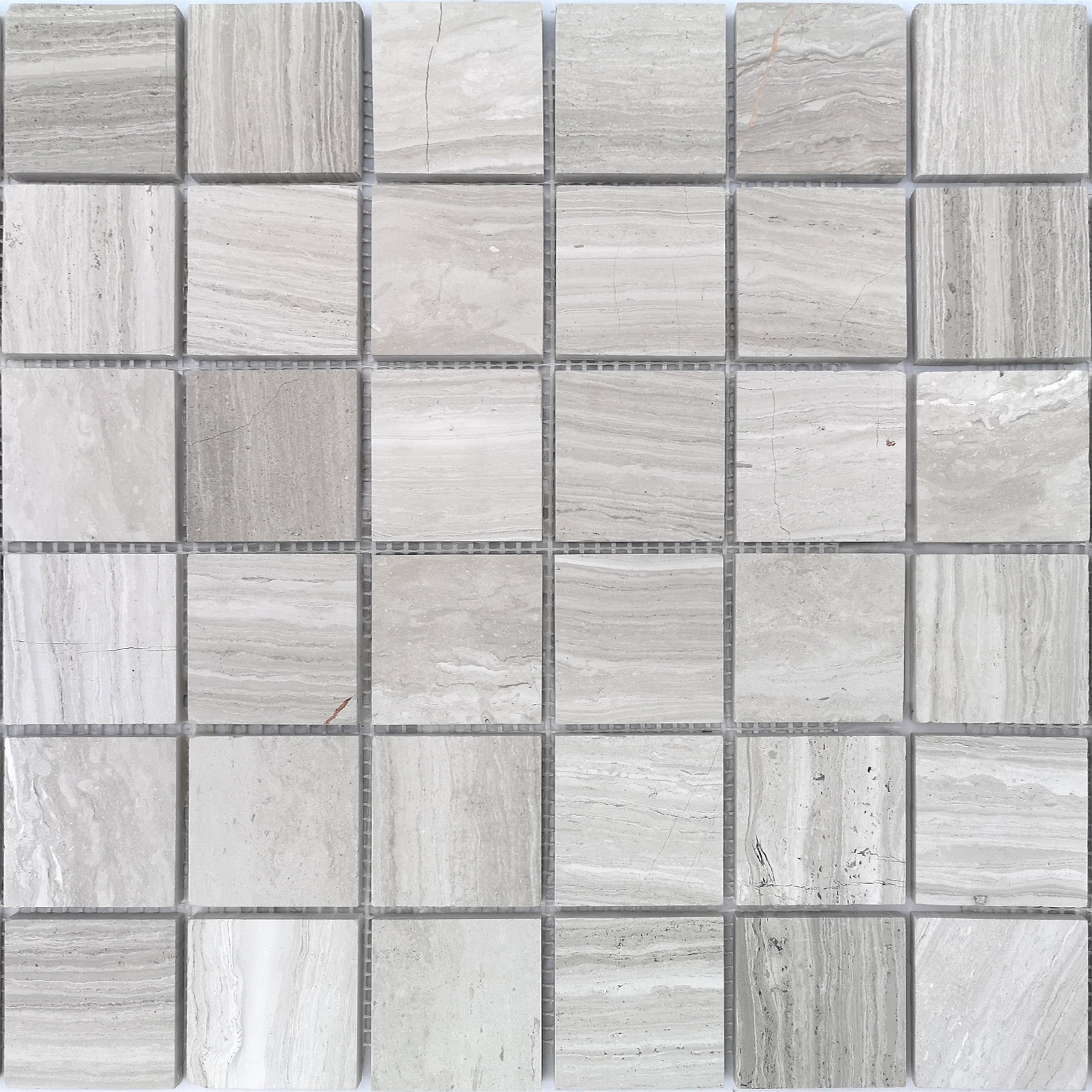 Мозаика LeeDo & Caramelle Travertino Silver POL 48x48x7