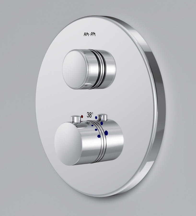 Смеситель Am.Pm Inspire V2.0 с термостатом для душа F50A75700