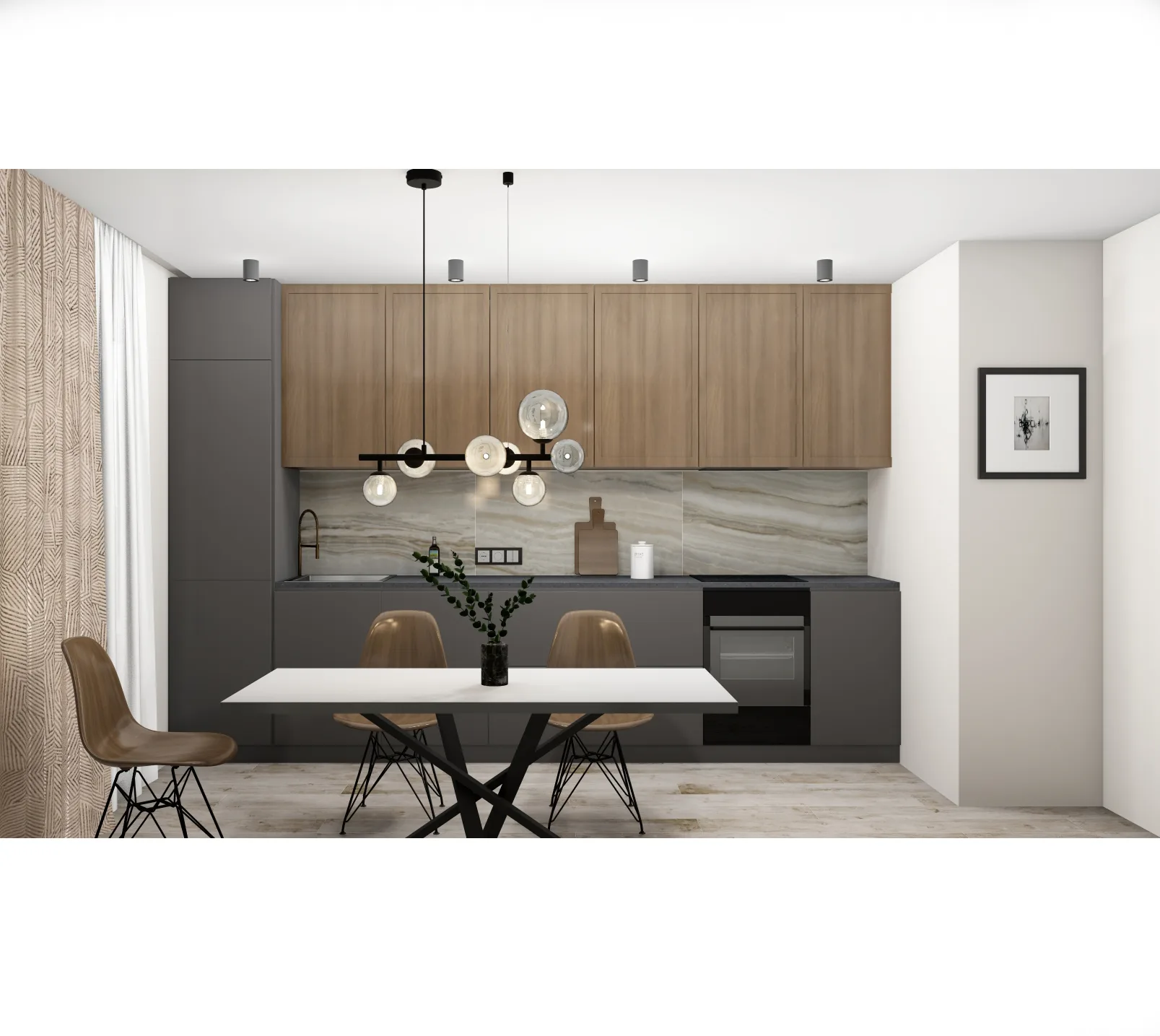 Керамогранит Kerama Marazzi Ониче зелёный светлый лаппатированный 60х119,5