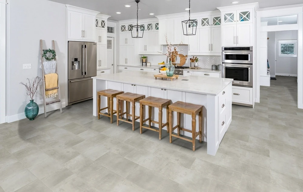 Кварц-винил (замковый) FirmFit Tiles LT-1650 Бетон Серый