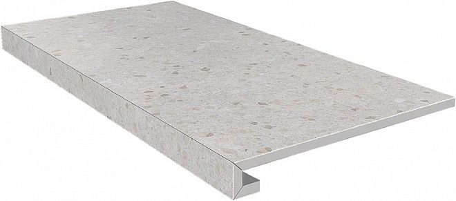 Керамогранит Kerama Marazzi Ступень клееная Терраццо беж светлый 33х60
