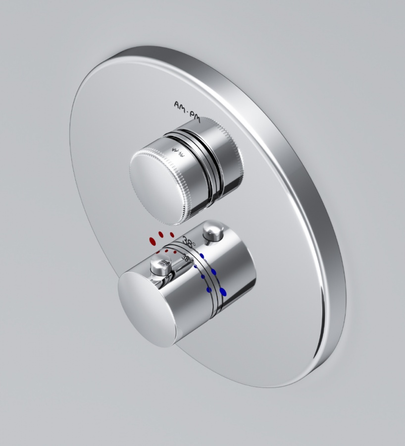 Смеситель Am.Pm Inspire V2.0 с термостатом для душа F50A75700
