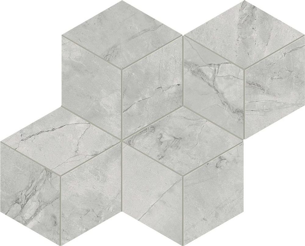 Мозаика Marvel Grey Cloud Mosaico Esagono Silk (AF8O)