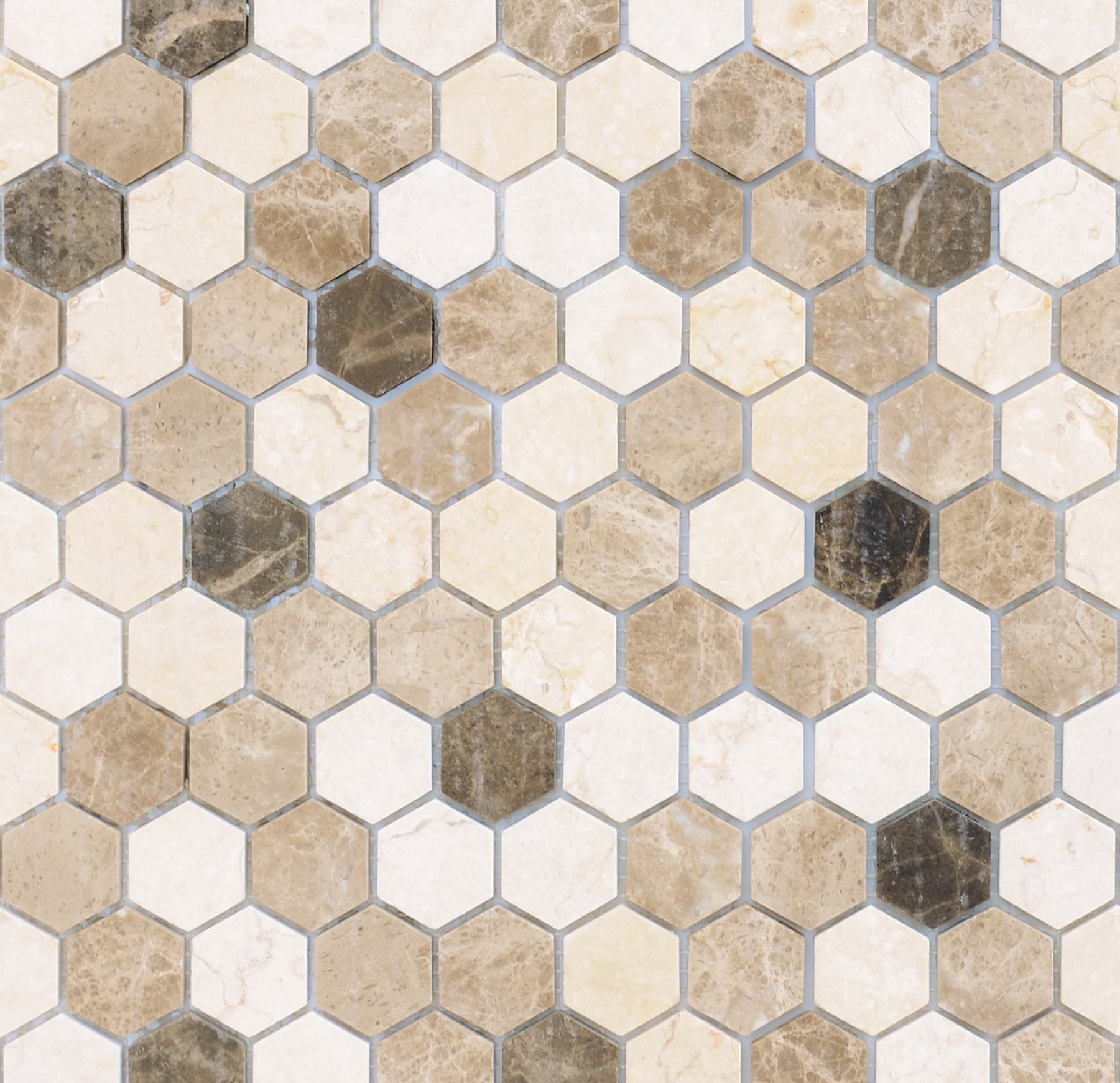 Мозаика LeeDo & Caramelle Pietra Mix 1 MAT hex (18x30x6) 28,5x30,5
