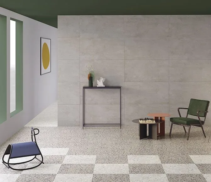 Керамогранит Vitra Terrazzo-X Светлый Лаппато Ректификат 30х60