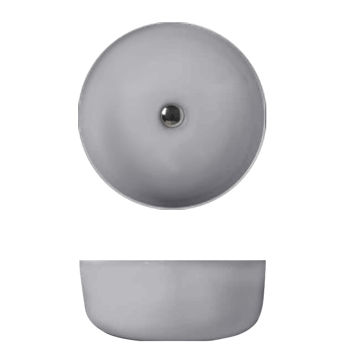Рукомойник Kerasan Nolita, 40x15, 534459, Grigio matt