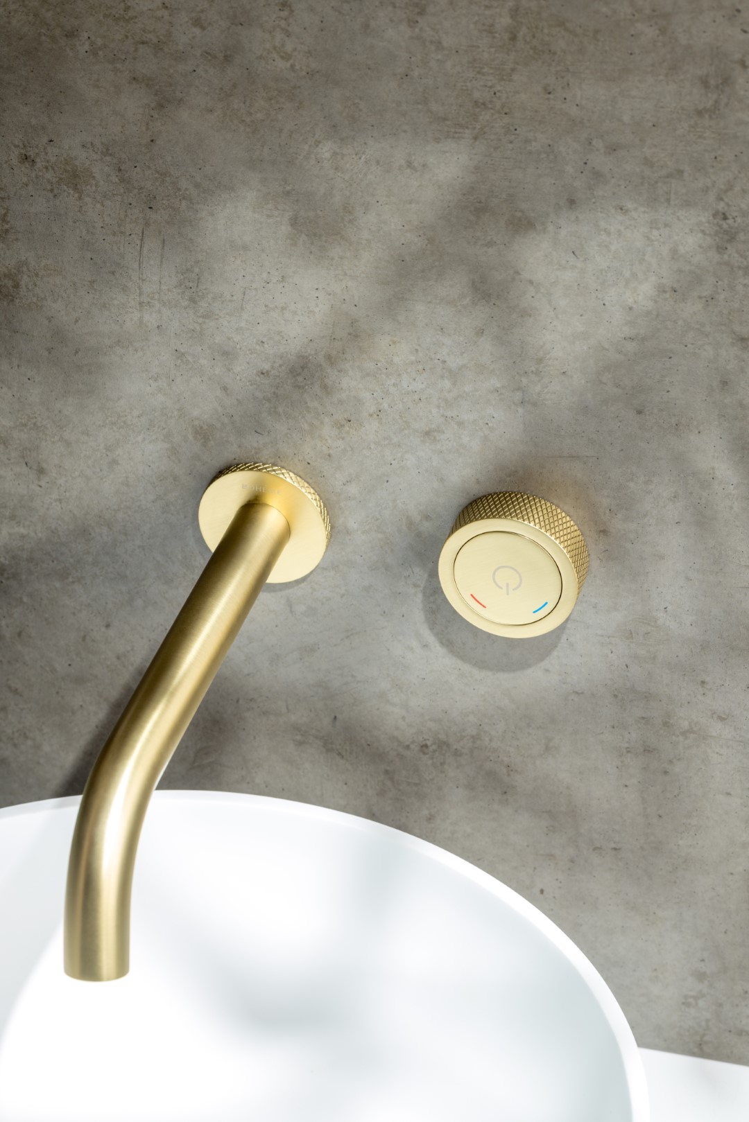 Смеситель для раковины Boheme Tech 158/2-MG Matt Gold