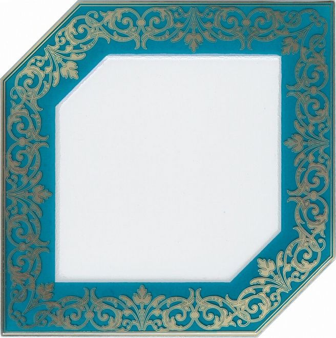Керамическая плитка Kerama Marazzi Декор Клемансо бирюзовый 15х15