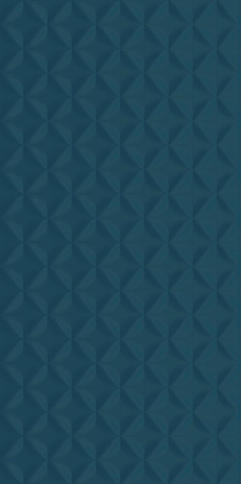 Керамическая плитка Creto Плитка Pastel Waffle blue 30х60