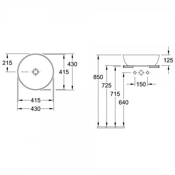 Раковина Villeroy & Boch Artis 41794301