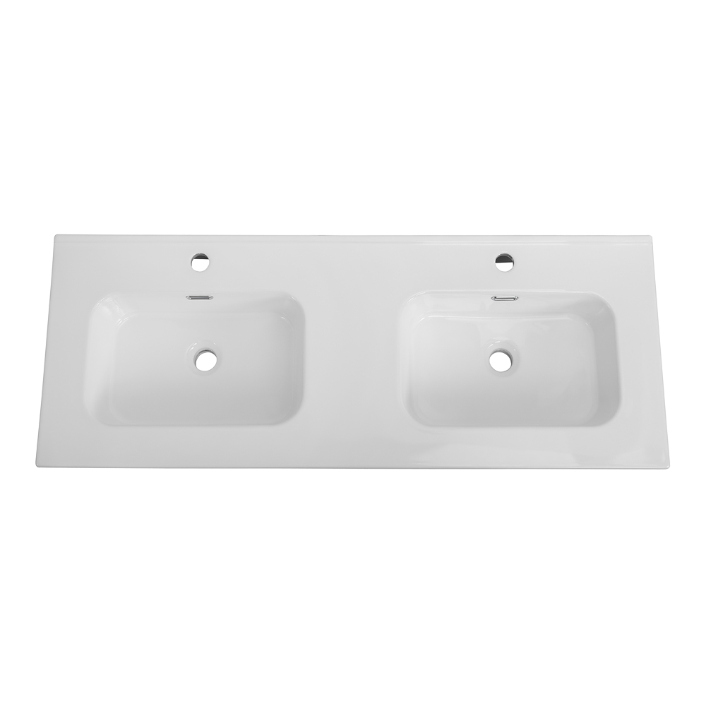 Раковина Cezares Duet 121 см CZR-8095-120-2 белая
