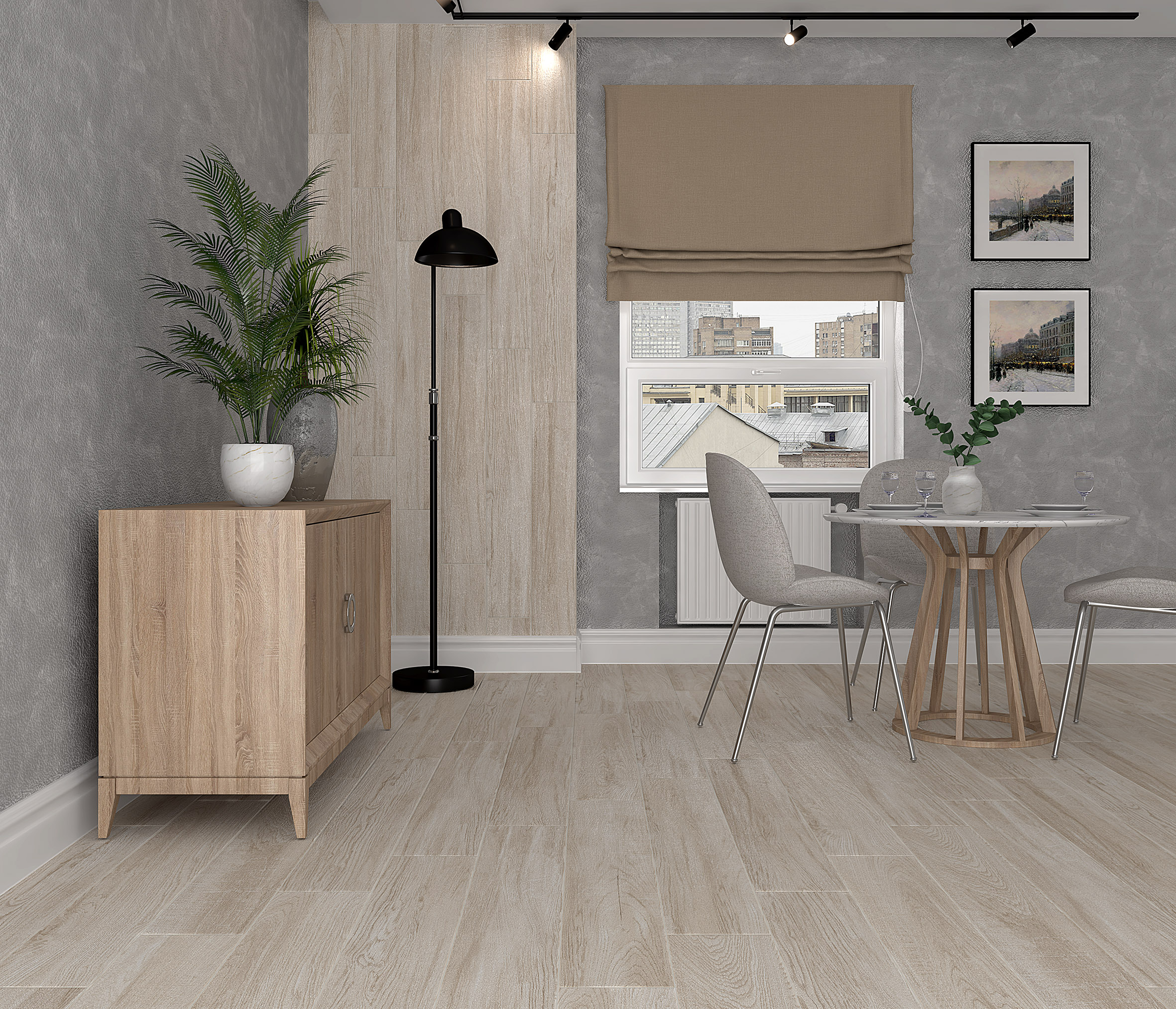 Rainwood керамогранит графитовый 19,60x119,10