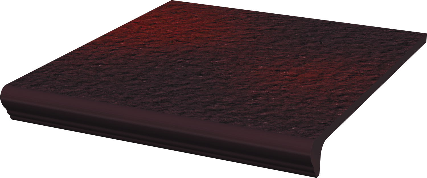 Клинкер Paradyz Ступень прямая с капиносом CLOUD BROWN KAPINOS STOPNICA PROSTA 30X33 G1