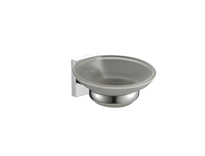 Мыльница HAIBA HB8602 стеклянная, хром