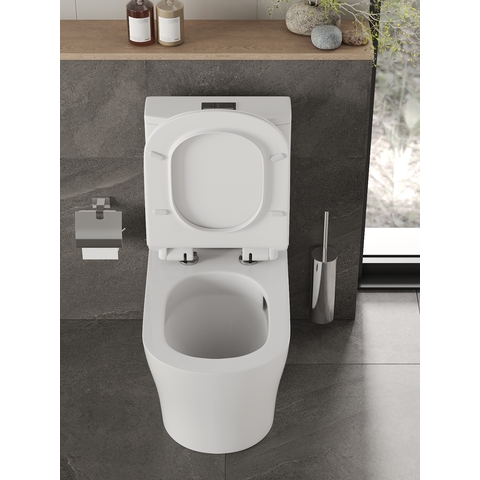Orange C07-050W унитаз-компакт безободковый санфарфор с микролифтом TORNADO, белый