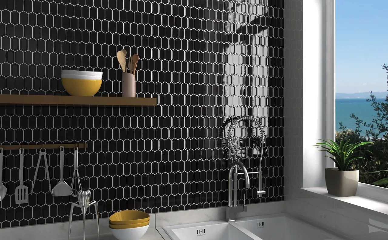 Мозаика LeeDo & Caramelle Crayon White glos (38x76x8) 27,8x30,4