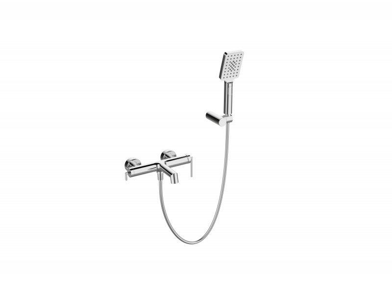 Смеситель для ванны с душем BelBagno Aqua ACQUA-VASM/DFS-CRM хром глянцевый