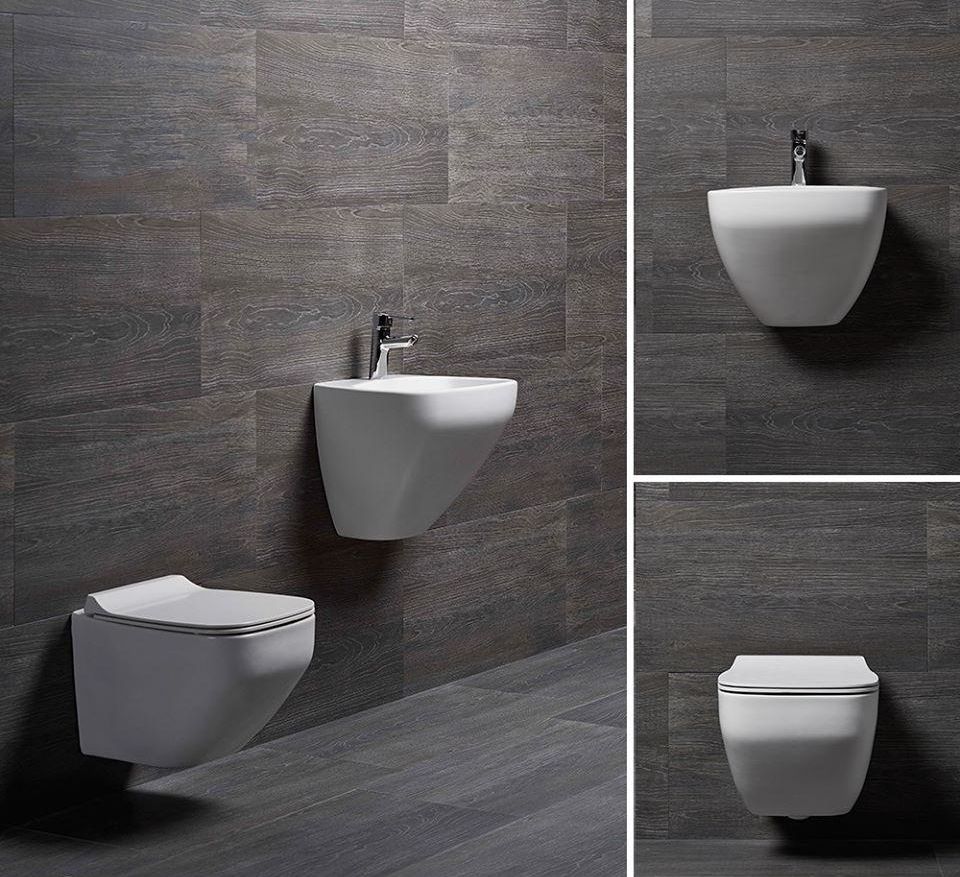 Унитаз подвесной beWash Alster 86303601 с функцией биде, с крышкой-сиденьем микролифт, белый глянец