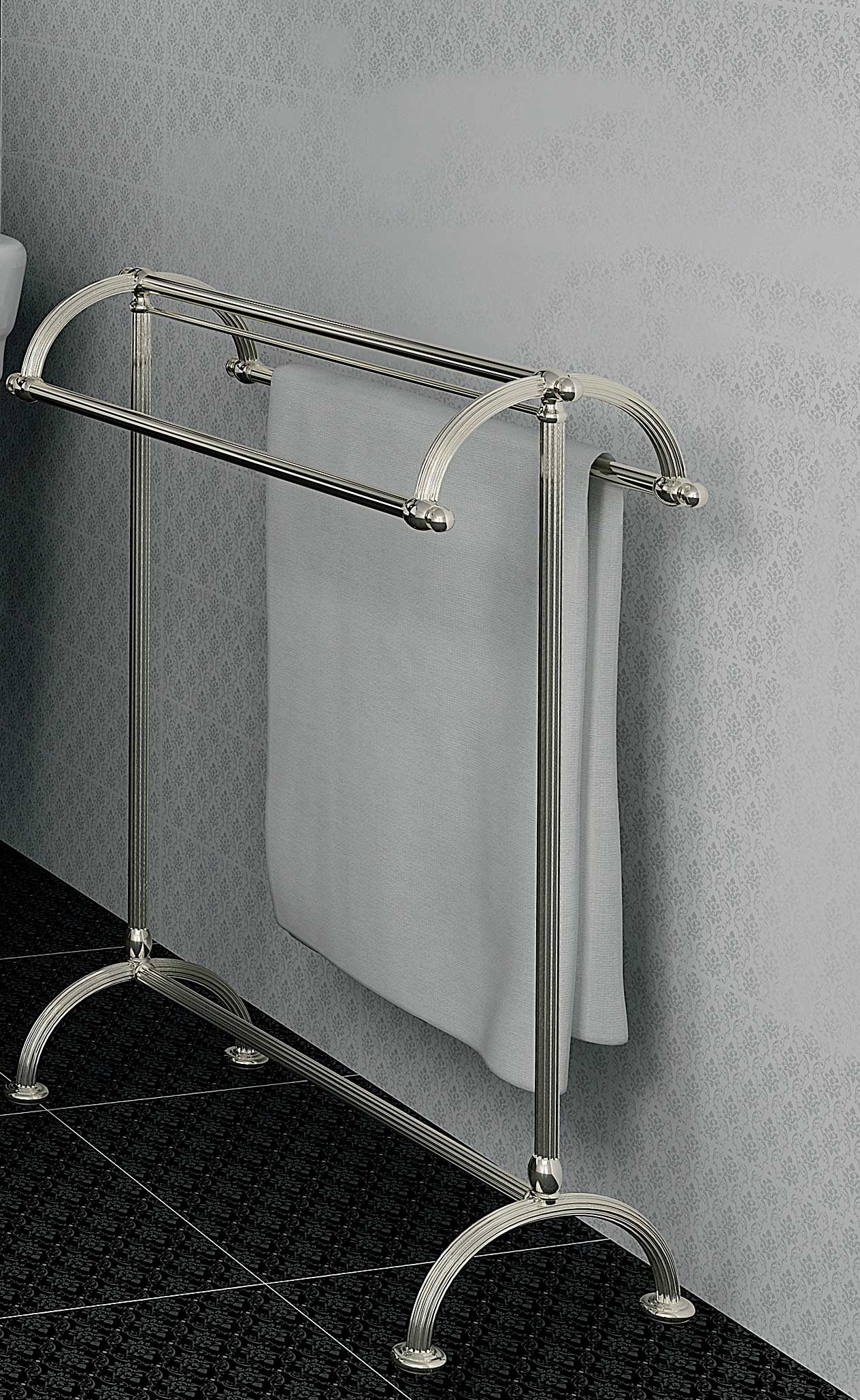 Керамическая плитка Kerama Marazzi Бордюр Карандаш Бисер черный золото 1,4х20
