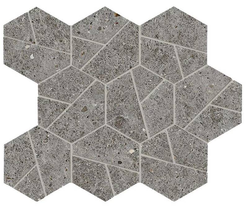 Мозаика Boost Stone Smoke Mosaico Hex (A7C0)