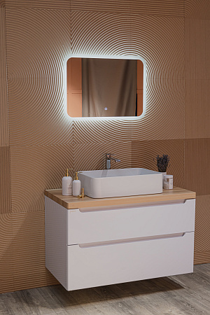 Зеркало Silver Mirrors Stiv - Lite 700х500 (открытая подсветка, cенсорный выключатель, холодный свет