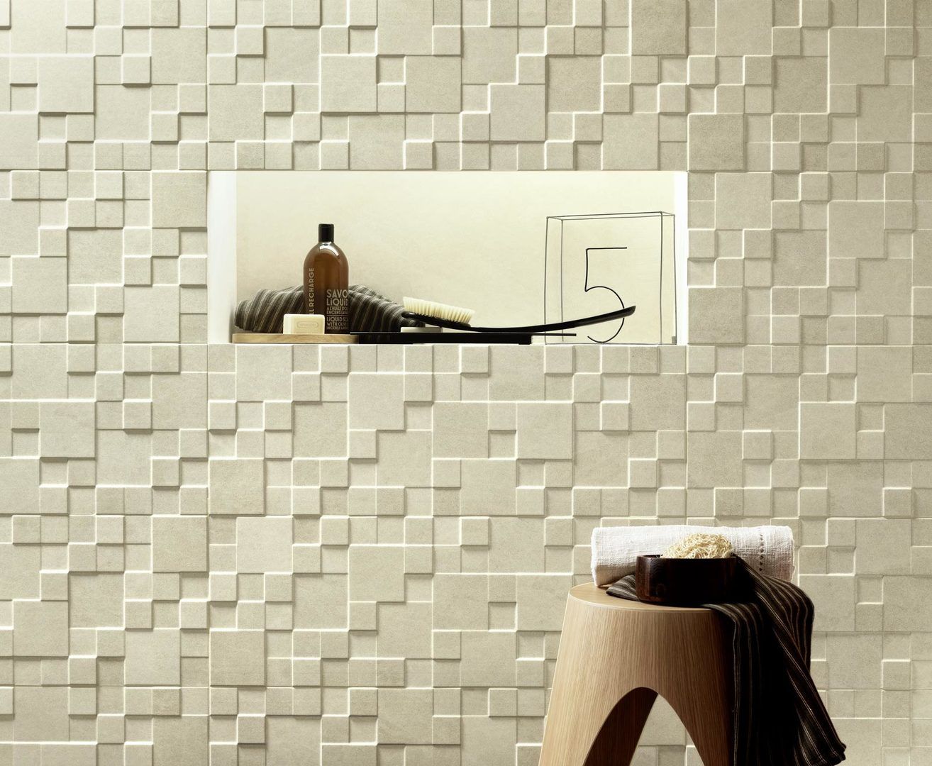 Керамическая плитка Marazzi Italy Плитка Okume Ambra Rett. 32х89