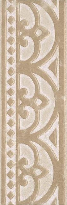 Керамогранит Kerama Marazzi Бордюр Про Стоун ковёр светлый беж 9,5х30