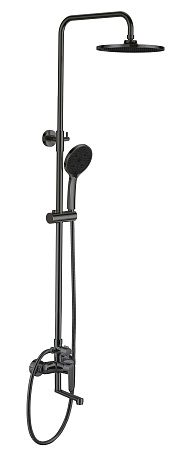 Душевая система со смесителем Lagos Gun Metal, арт. ST205LGGM, ESKO
