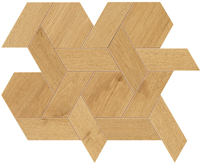 Мозаика Heartwood Malt Mansion Weave 34,6x40 (AOYG)
