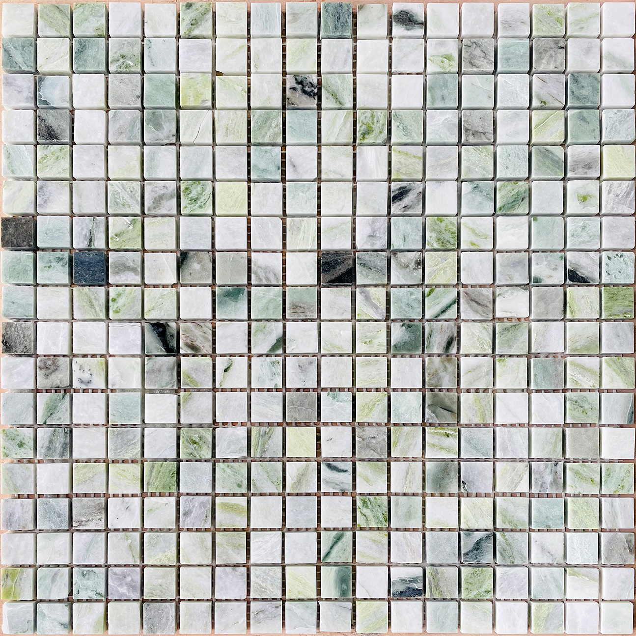 Мозаика LeeDo & Caramelle Onice Verde oliva POL 15x15x7