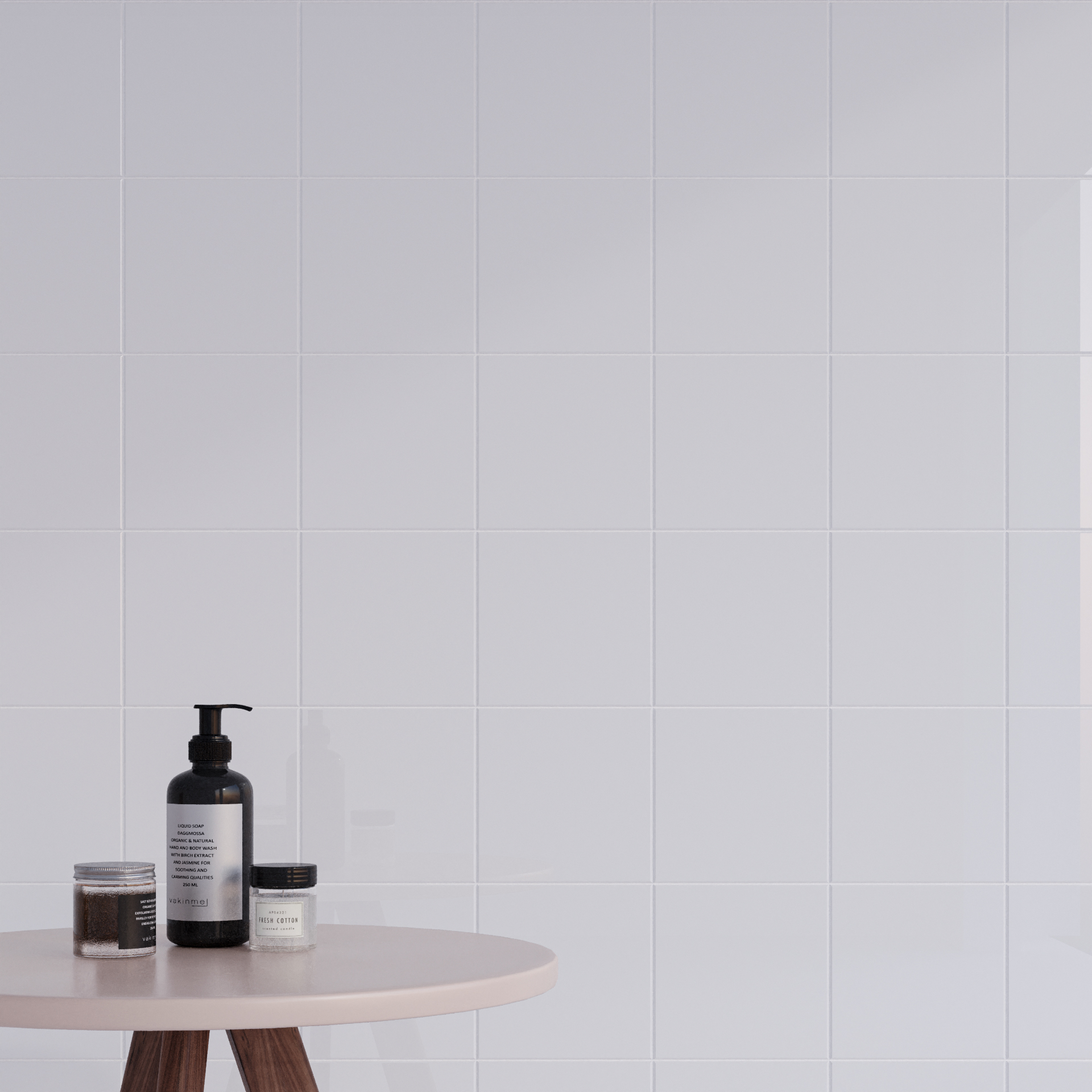 Керамическая плитка Kerama Marazzi Плитка Калейдоскоп блестящий белый 20х20