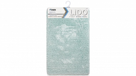 Коврик для ванной Fixsen Lido FX-3002T, бирюзовый, 50х80 см