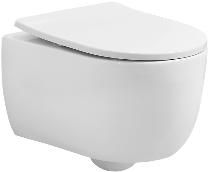 Подвесной унитаз Art&Max Bologna AM211CHR/AM211SC белый