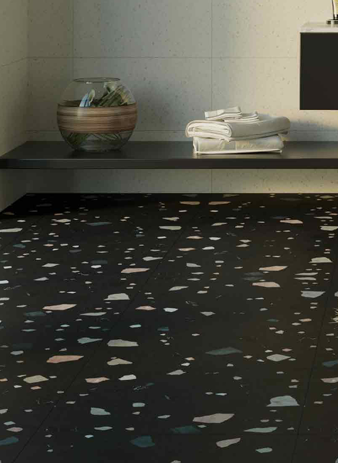 Керамогранит Creto Cray dark shards 60х60