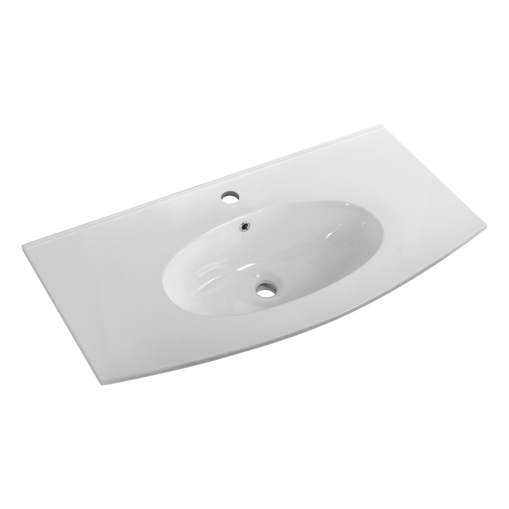 Раковина Cezares Comfort 100 см 50149 глянцевая белая