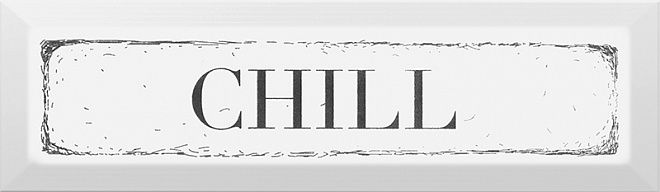 Керамическая плитка Kerama Marazzi Декор Chill чёрный 8,5х28,5