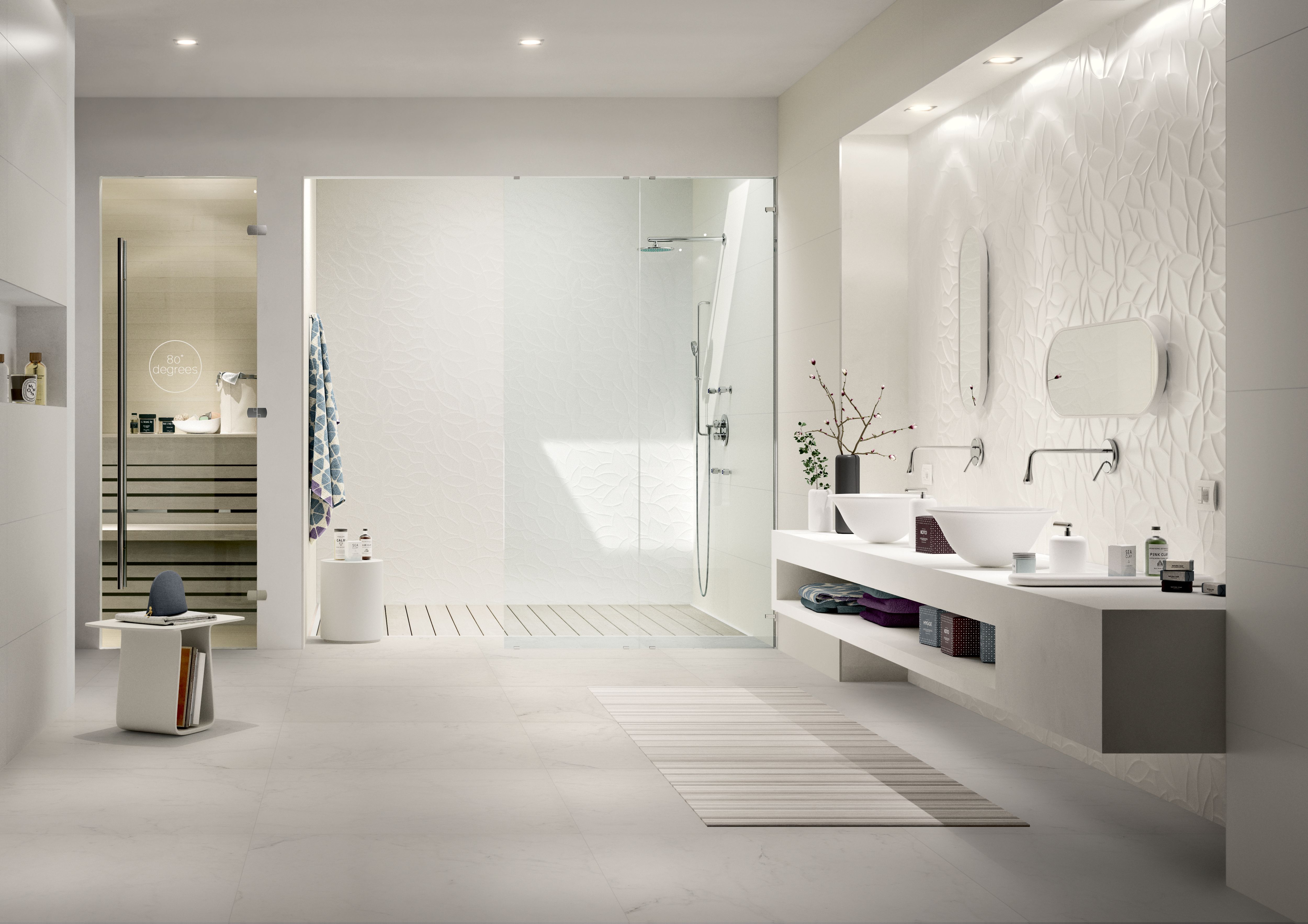 Керамическая плитка Marazzi Italy Плитка Essenziale Strutt. Drape 3d 40х120