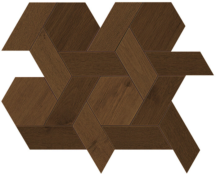 Мозаика Heartwood Moka Mansion Weave 34,6x40 (AOYJ)