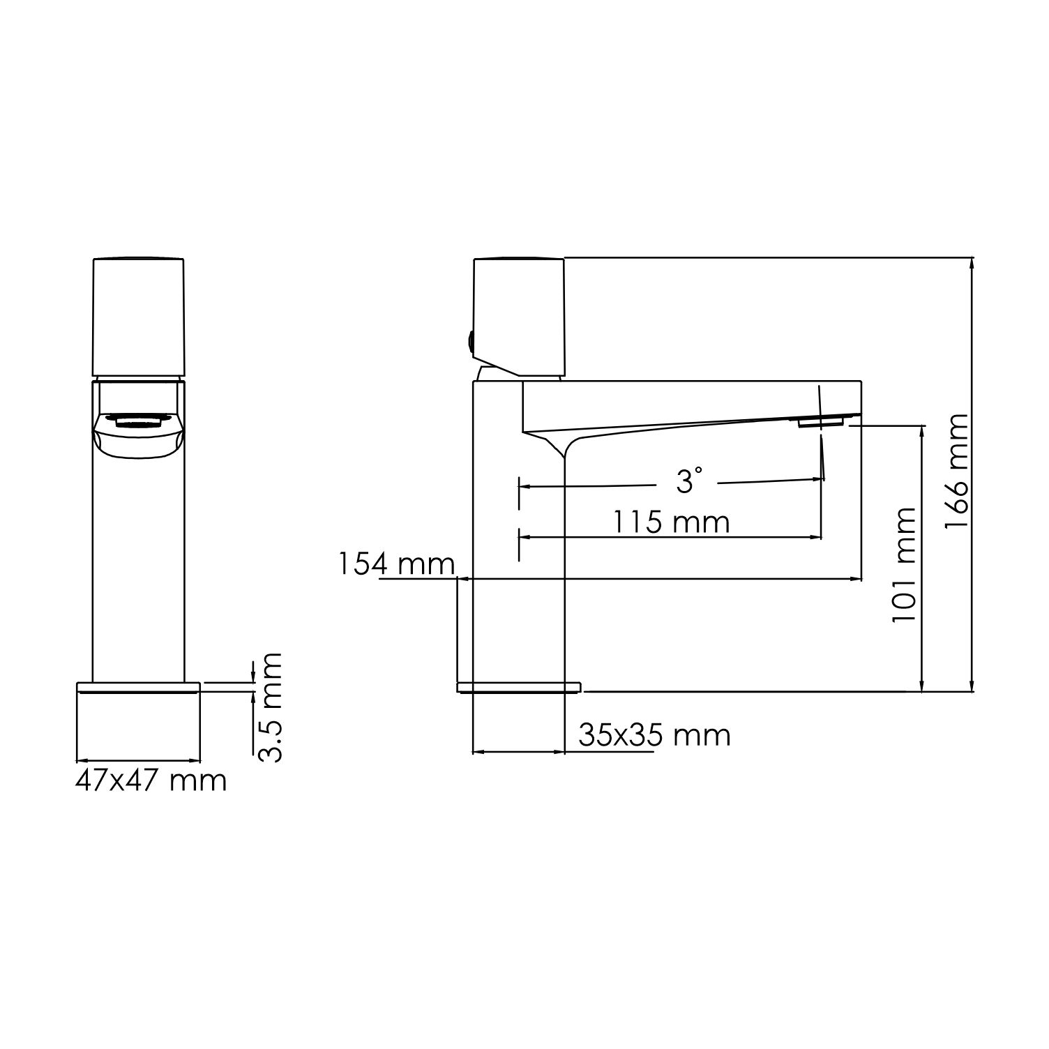Смеситель для раковины Wasserkraft Naab 8603 хром глянец