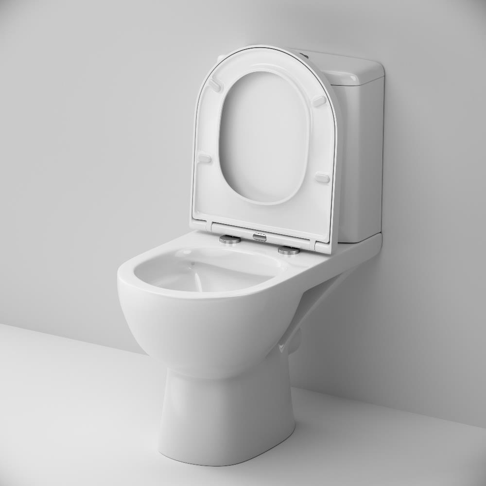 Унитаз-компакт безободковый Am.Pm Sunny C85C8600SC с крышкой-сиденьем микролифт белый