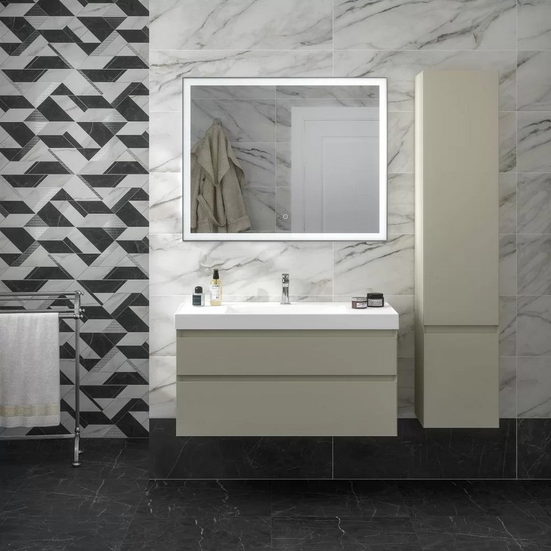 CU.wb.100 Раковина CUBO 100 см с крепежом