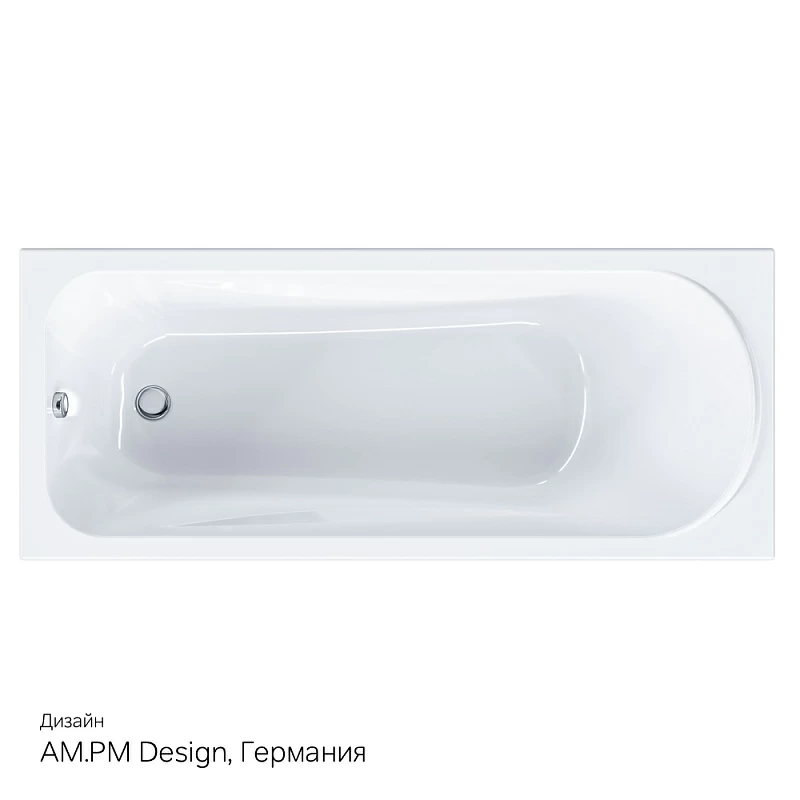 Ванна акриловая 170x70 AM.PM Sense W76A-170-070W-A белая глянцевая