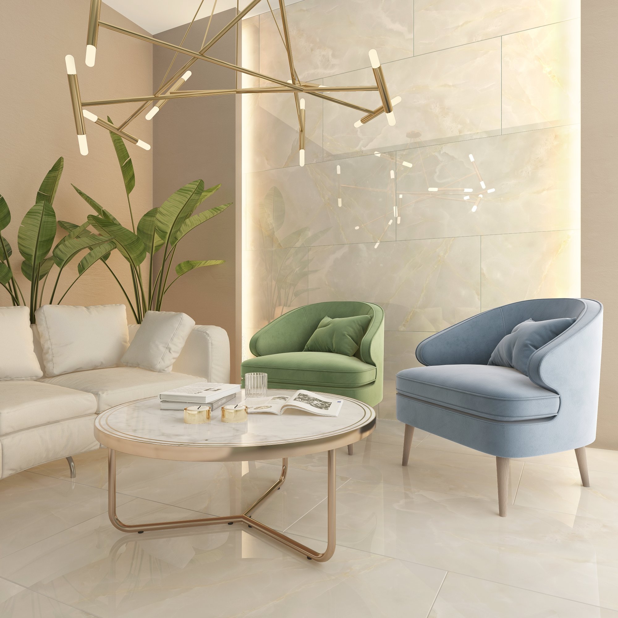 Керамогранит Gracia Ceramica Lusso light PG 01 lappato 60х120