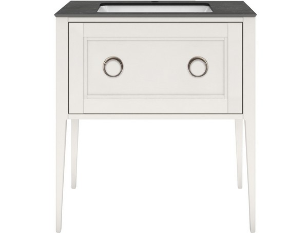 PL.CN.80.1/WHT.M Тумба PLAZA Classic NEO напольная с ящиком 80, белая матовая