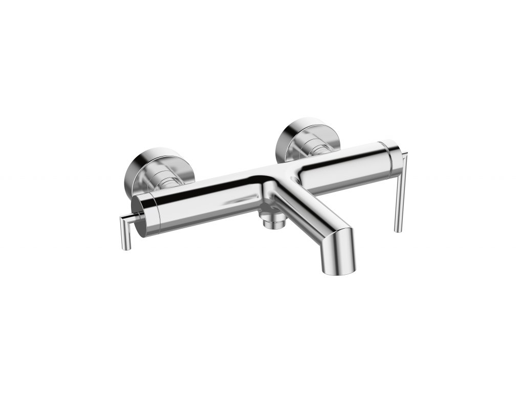 Смеситель для ванны с душем BelBagno Aqua ACQUA-VASM/DFS-CRM хром глянцевый