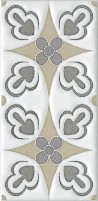 Керамическая плитка Kerama Marazzi Декор Клемансо орнамент 7,4х15